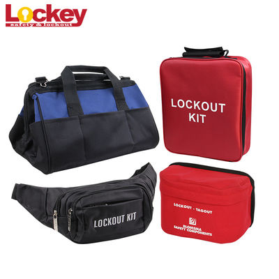 Super tahan lama Oxford Cloth Group Loto Box Multi Style Keamanan Portable Padlock Lockout Bag