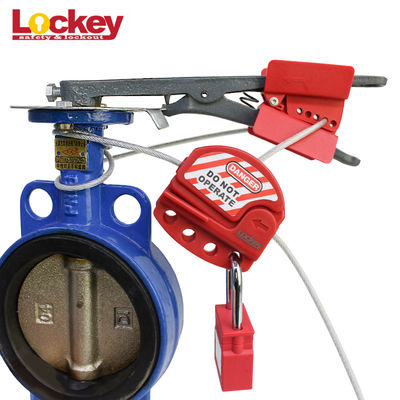 PA Adjustable Butterfly Valve Lock Out Lockout Dengan CB01 Kabel Kunci