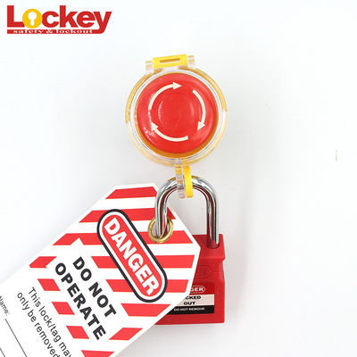 Lockey Listrik Switch Lockdown Transparan Keamanan darurat Stop Button