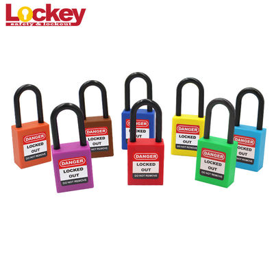 38mm Steel Chain Safety Padlocks Lock Out Tagout Dengan Kunci Utama