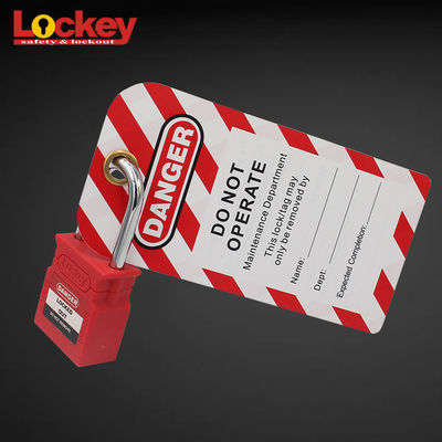Inspeksi Industri Keamanan Mcb Lock Loto Tag untuk tanda katup Isolasi Lockout